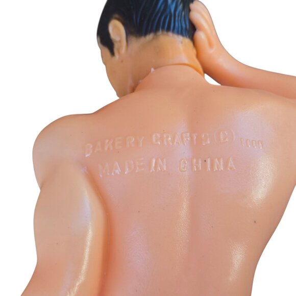 Vintage Hunky Macho Man Cake Topper Birthday Bachelorette Party Bakery Crafts - Picture 13 of 16